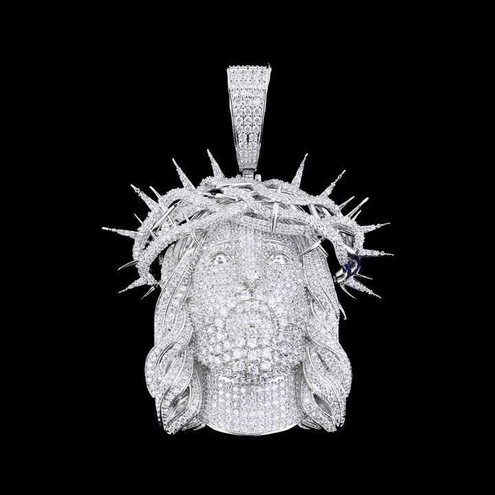 NEW | Jesus Christ Iced Out Diamond Pendant Necklace