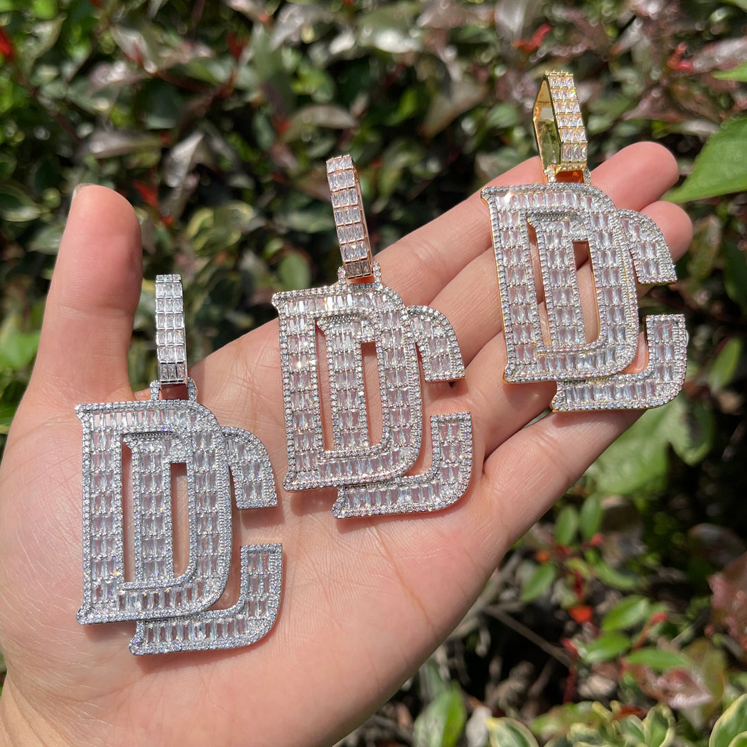 NEW | DC Dream Chaser Iced Out Diamond Pendant Necklace