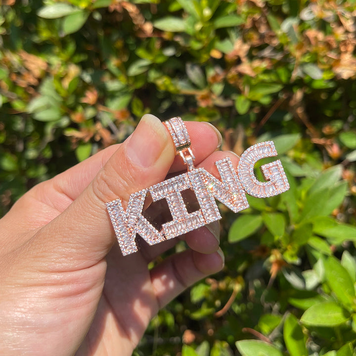 NEW | Minimal VVS Iced Out Personalized Custom Name Necklace Pendant