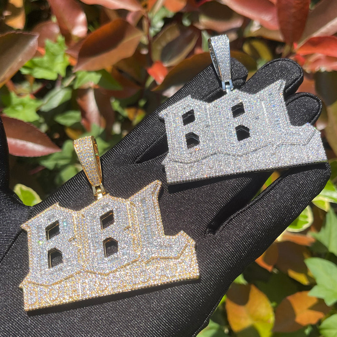 NEW | BBL Brothers By Loyalty Iced Out Diamond Pendant Necklace