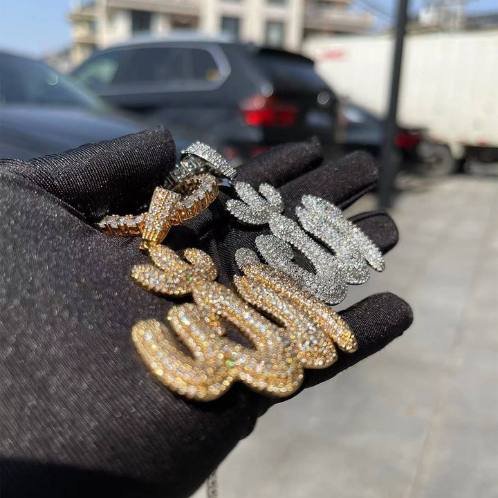 NEW | Allah Iced Out Diamond Pendant Necklace