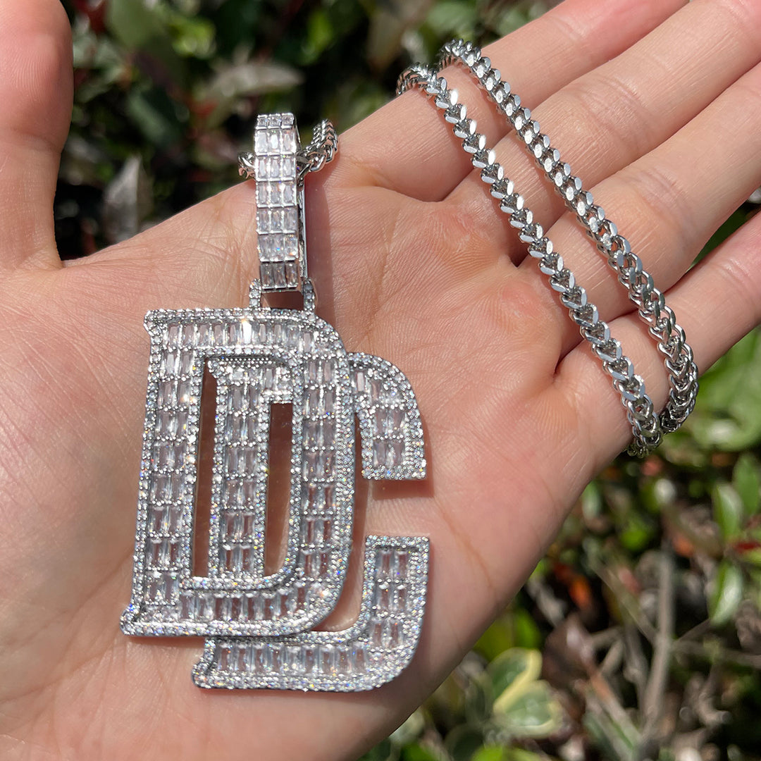 NEW | DC Dream Chaser Iced Out Diamond Pendant Necklace