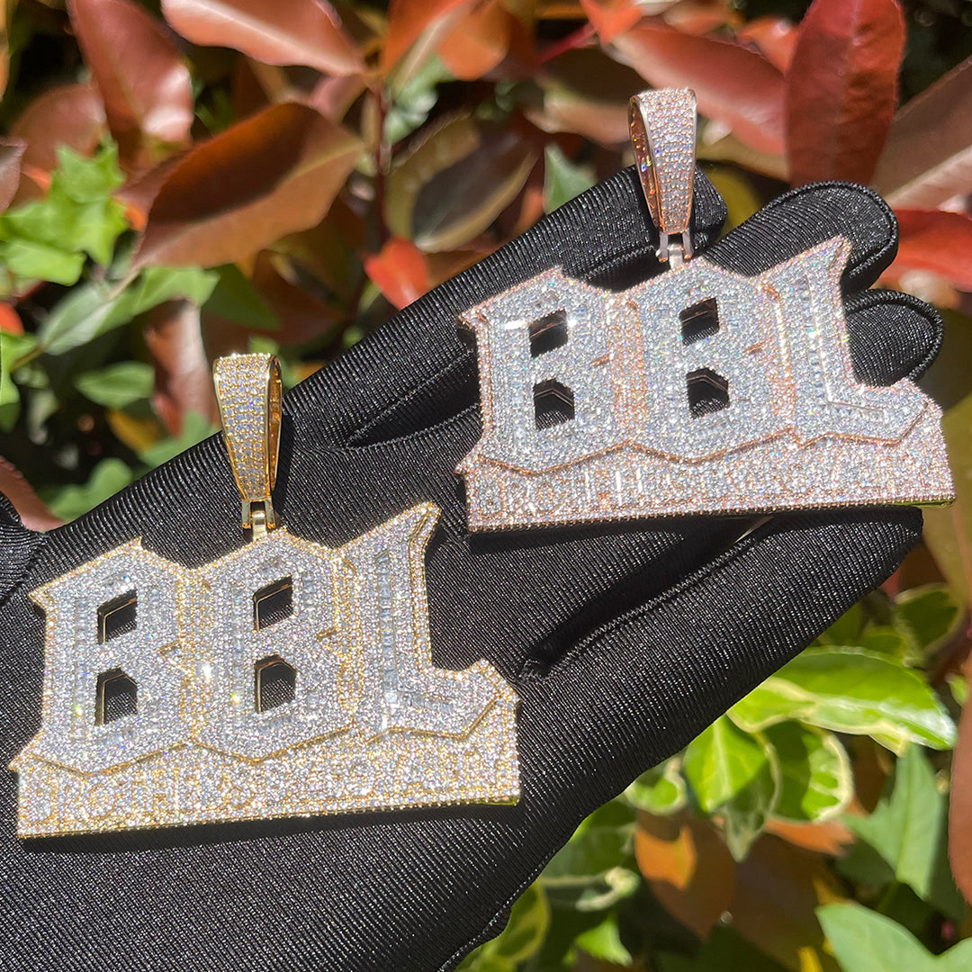 NEW | BBL Brothers By Loyalty Iced Out Diamond Pendant Necklace