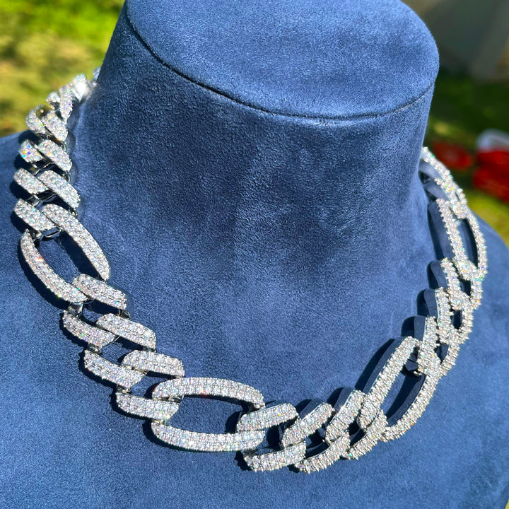 15MM Elite Fusion Iced Out Diamond Necklace Chain